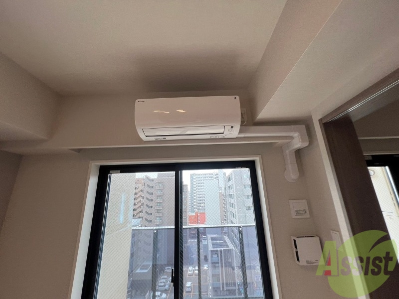 その他設備　エアコン付きで暑い夏も寒い冬も快適に過ごせます