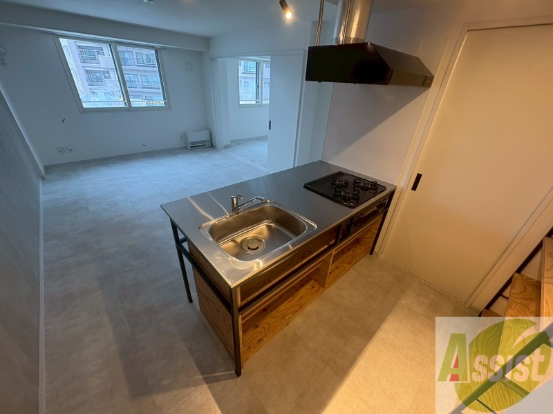 キッチン　システムキッチンなので、すぐお料理に使えます！