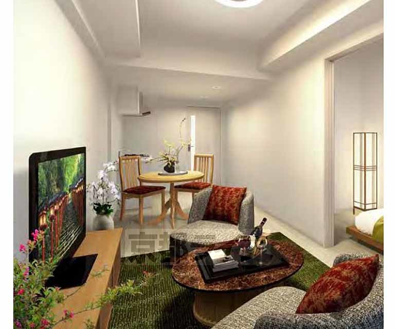 居室・リビング　家具家電等はＣＧ加工です