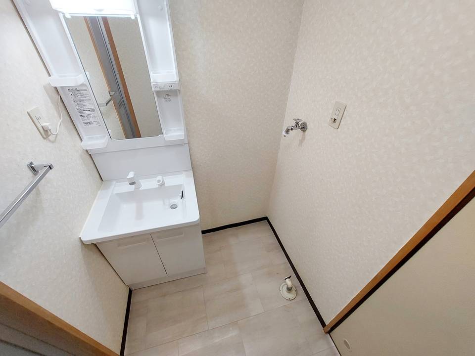 洗面設備　洗濯機置場