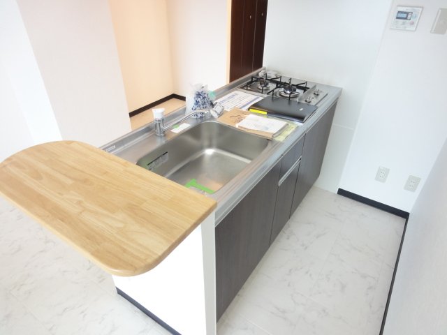 キッチン　同物件、別号室のものです。