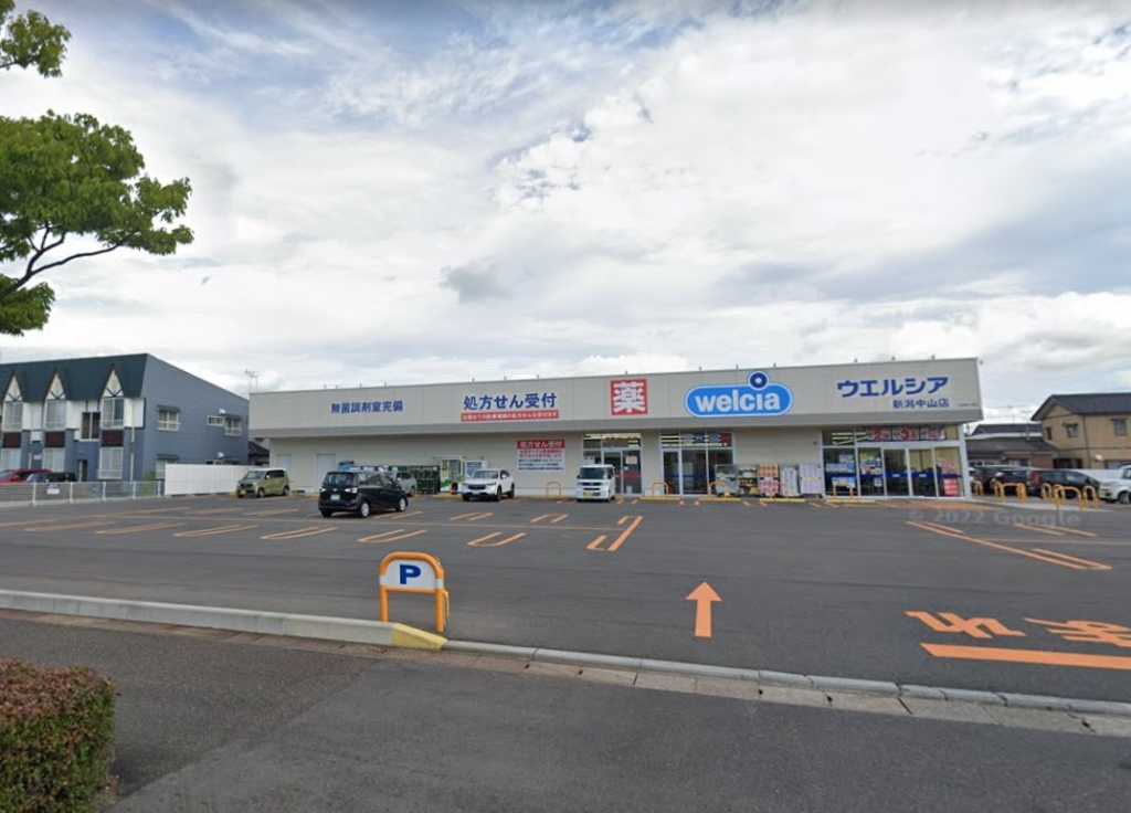 ドラックストア　ウエルシア新潟中山店（ドラッグストア）まで745m