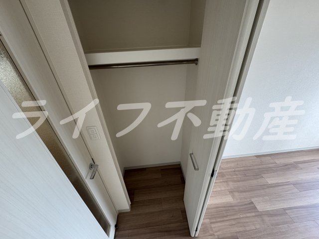 収納　たっぷりとした収納スペースです