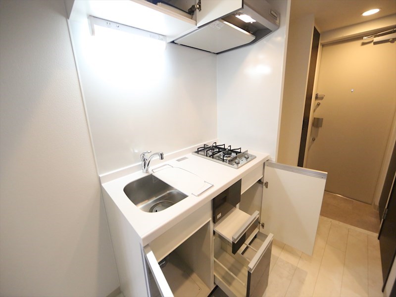 キッチン　システムキッチン（ガス2口コンロ付）