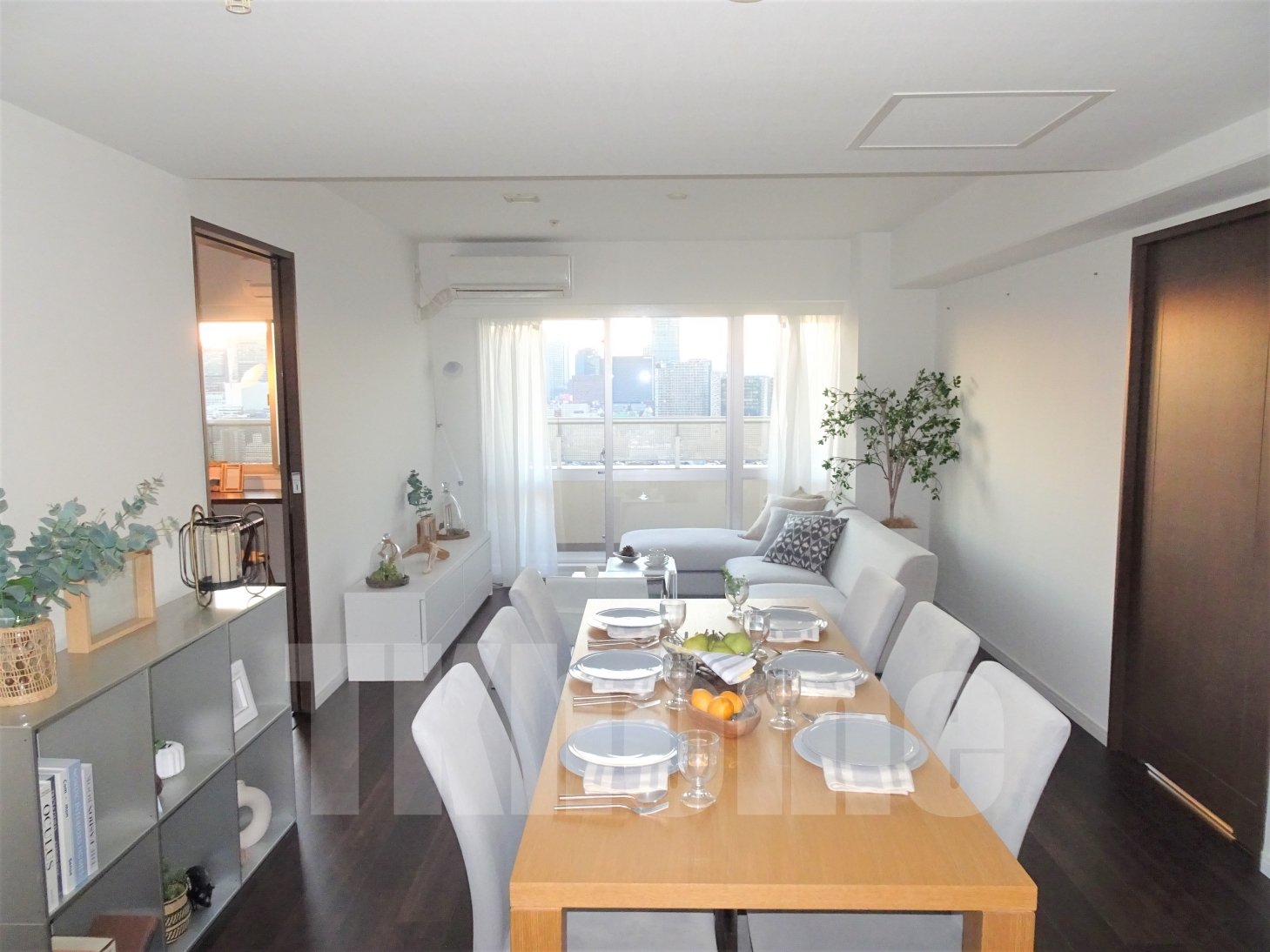 居室・リビング　リビングダイニング(家具は付きません。実際のお部屋です)