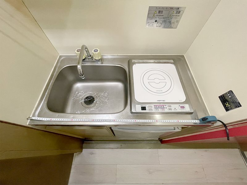 キッチン　IHクッキングヒーターが設置されます