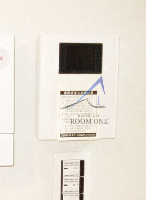 セキュリティ　モニター付きインターホンです。