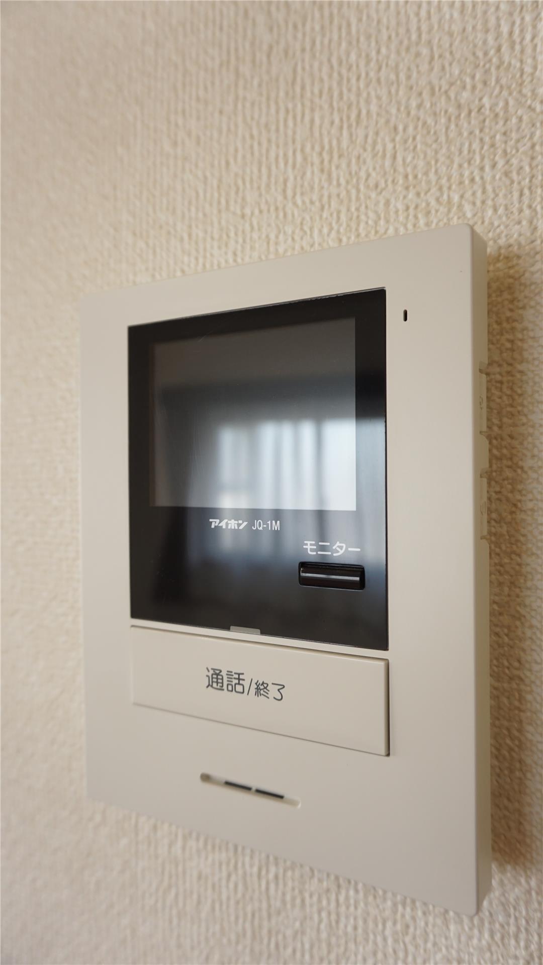 セキュリティ　モニター付きドアホン