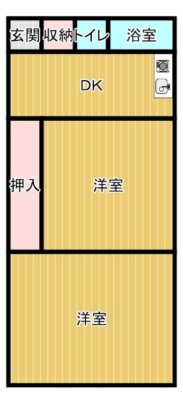 第一藤木ハイツの間取り写真