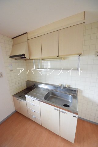 キッチン　ガスコンロ設置可