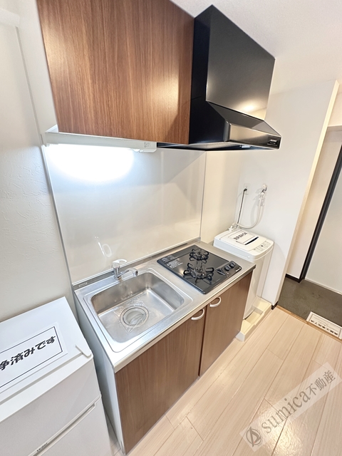 キッチン　２口システムキッチンでお料理楽しく♪♪