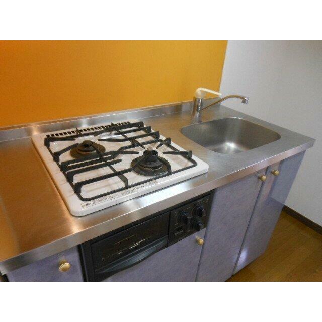 キッチン　2口ガスキッチン