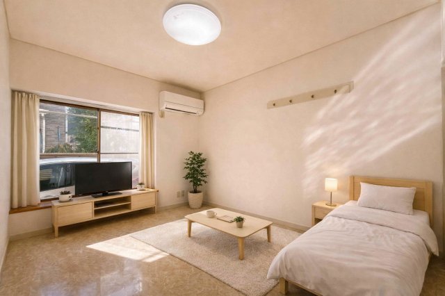 居室・リビング　家具配置イメージ画像です