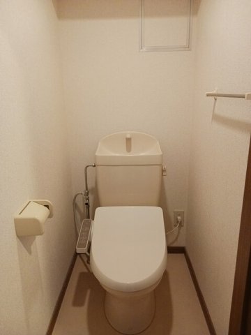 トイレ　落ち着いた色調のトイレです