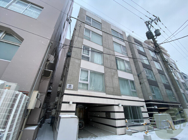 建物外観　札幌市中央区南５条西「ボヌールＳ５」
