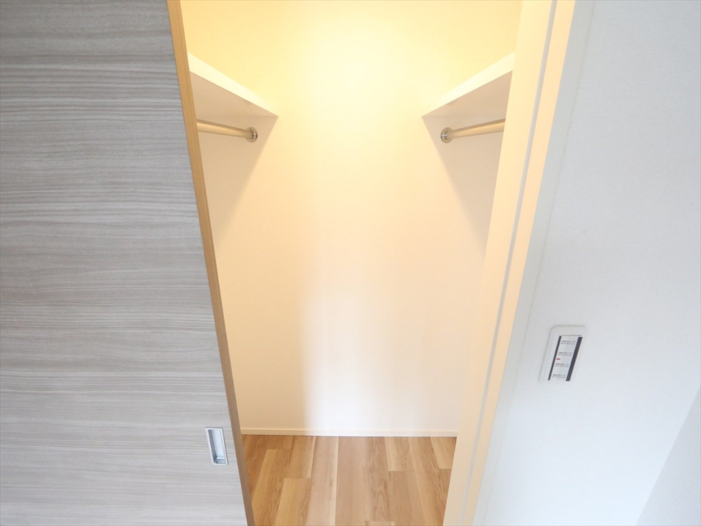 収納　ウォークインクローゼット付