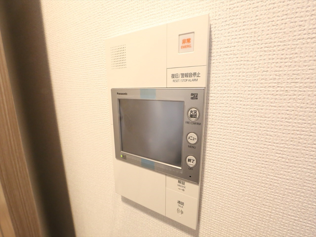 セキュリティ　ＴＶモニター付インターホン完備