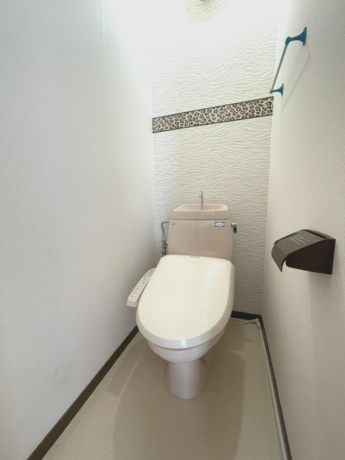 トイレ　ウォシュレット機能付の水洗トイレです