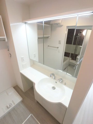 洗面設備　同建築会社施工例になります。