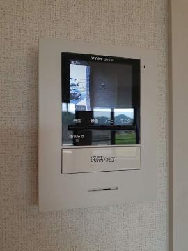セキュリティ　カメラ付インターホン（イメージ）