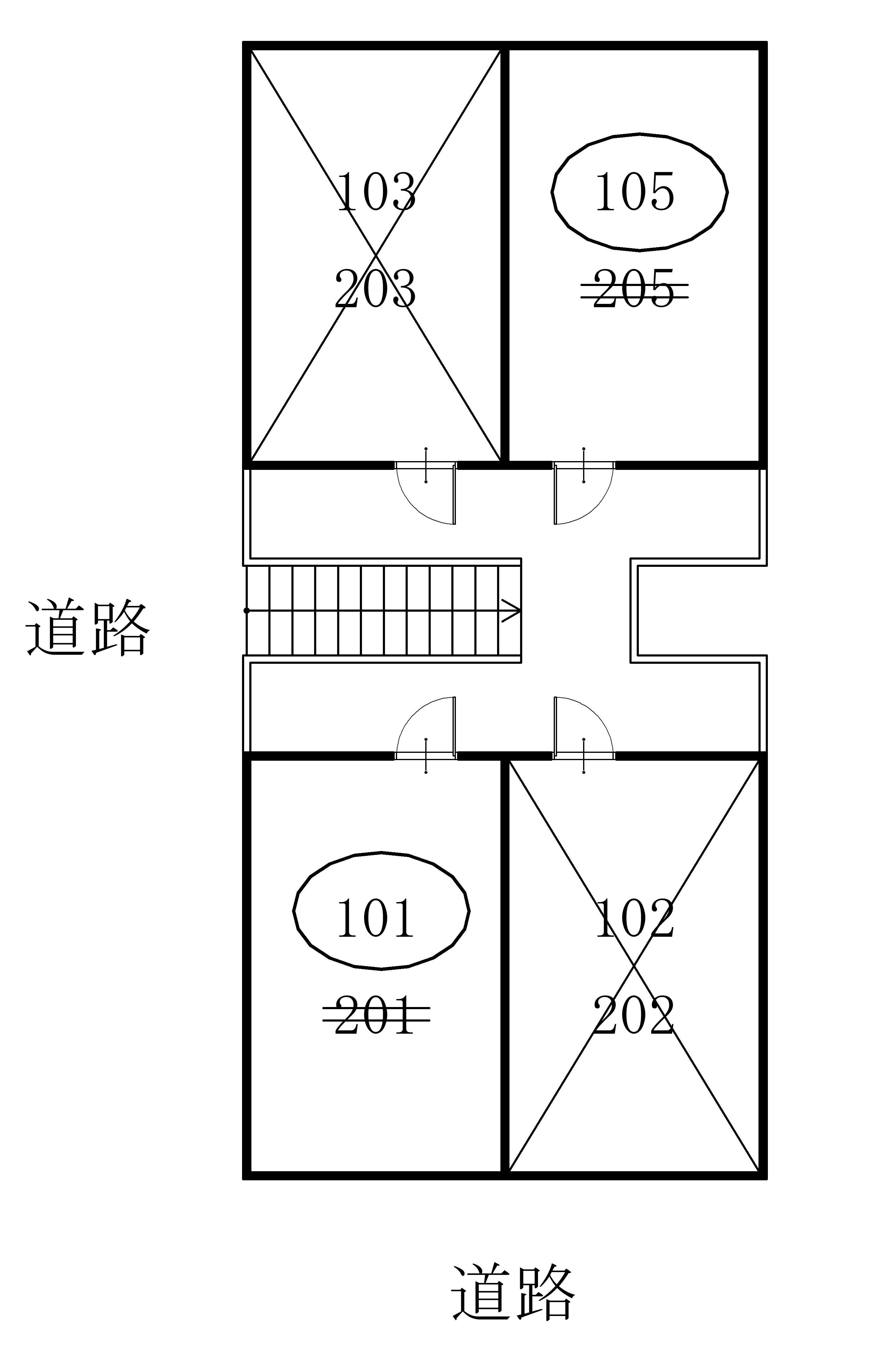その他共有部分　２階建全８戸