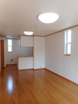 居室・リビング　対面キッチン仕様のLDK