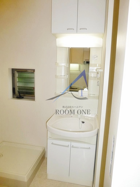 洗面設備　洗面台です。