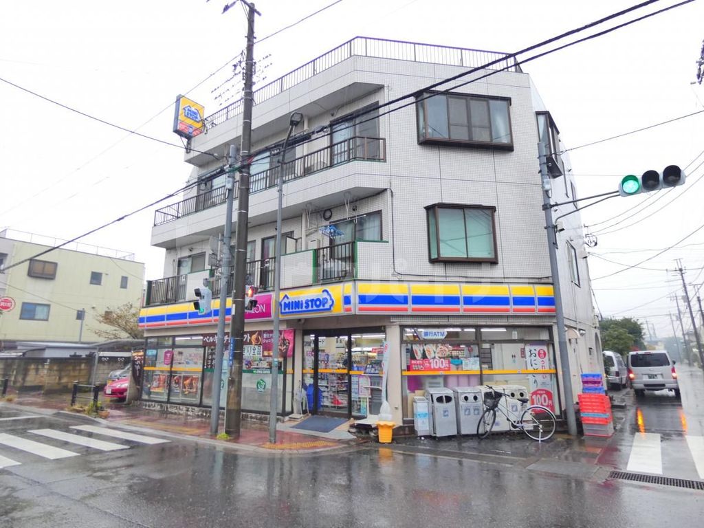コンビニ　ミニストップ/市川北方店（コンビニ）まで210m
