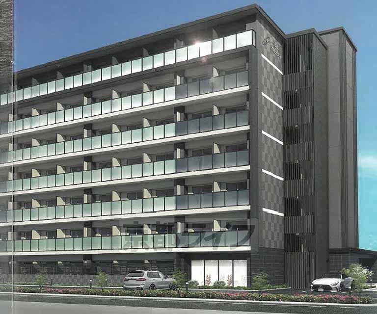 建物外観　予想図、完成予想図