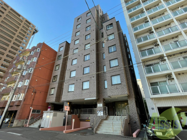 建物外観　札幌市中央区南３条西「ライオンズシティ南３条」
