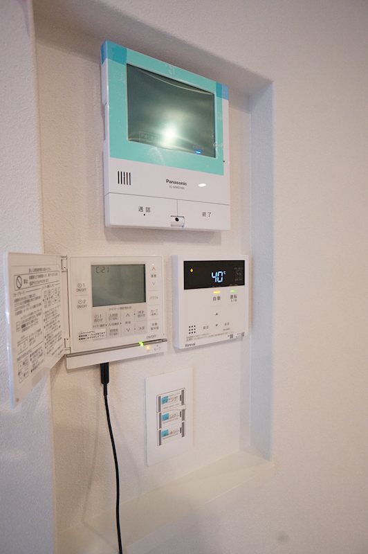 セキュリティ　工事中の写真です