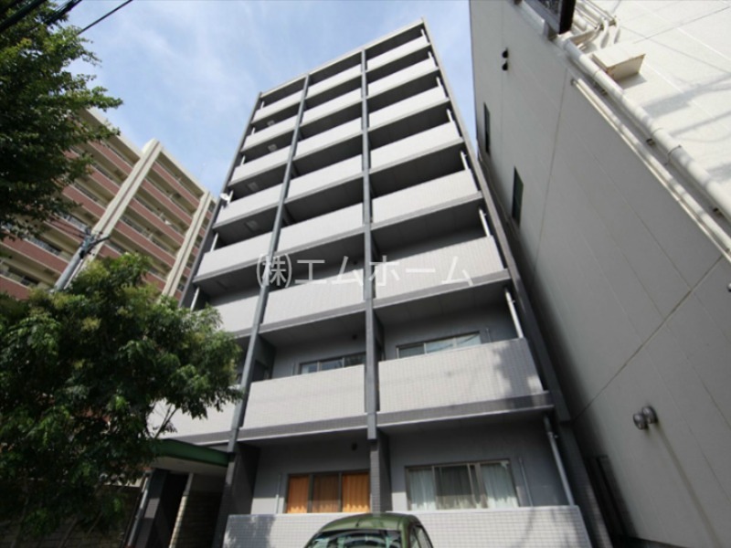 建物外観　外観　オートロック付　外壁タイル張り　屋根付き駐輪場