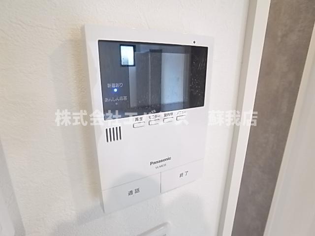 セキュリティ　モニター付きインターホンです