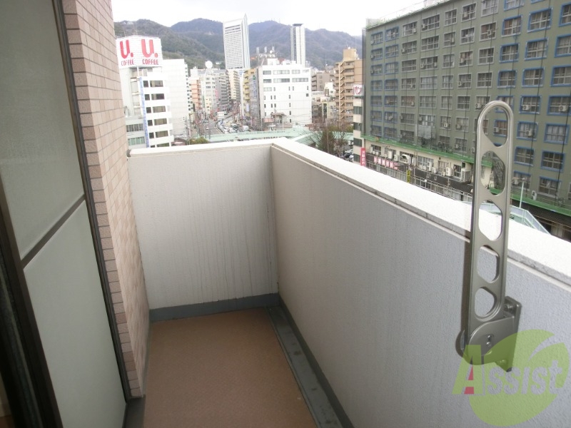 バルコニー　天気のいい日は気持ちが良いですよーー