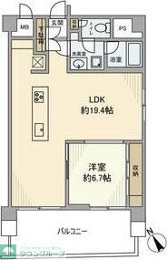 エルアルカサル武蔵小山の間取り写真