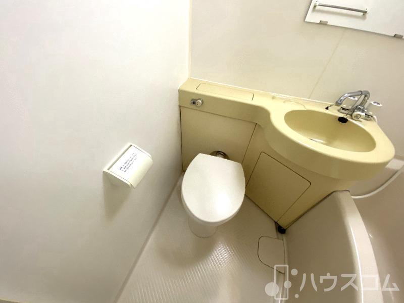 トイレ　お掃除ファイトです。