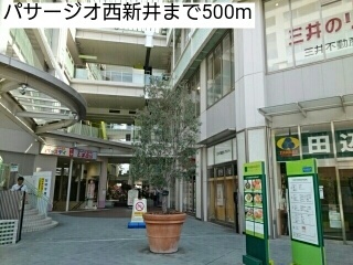 ショッピングセンター　パサージオ西新井（ショッピングセンター）まで500m