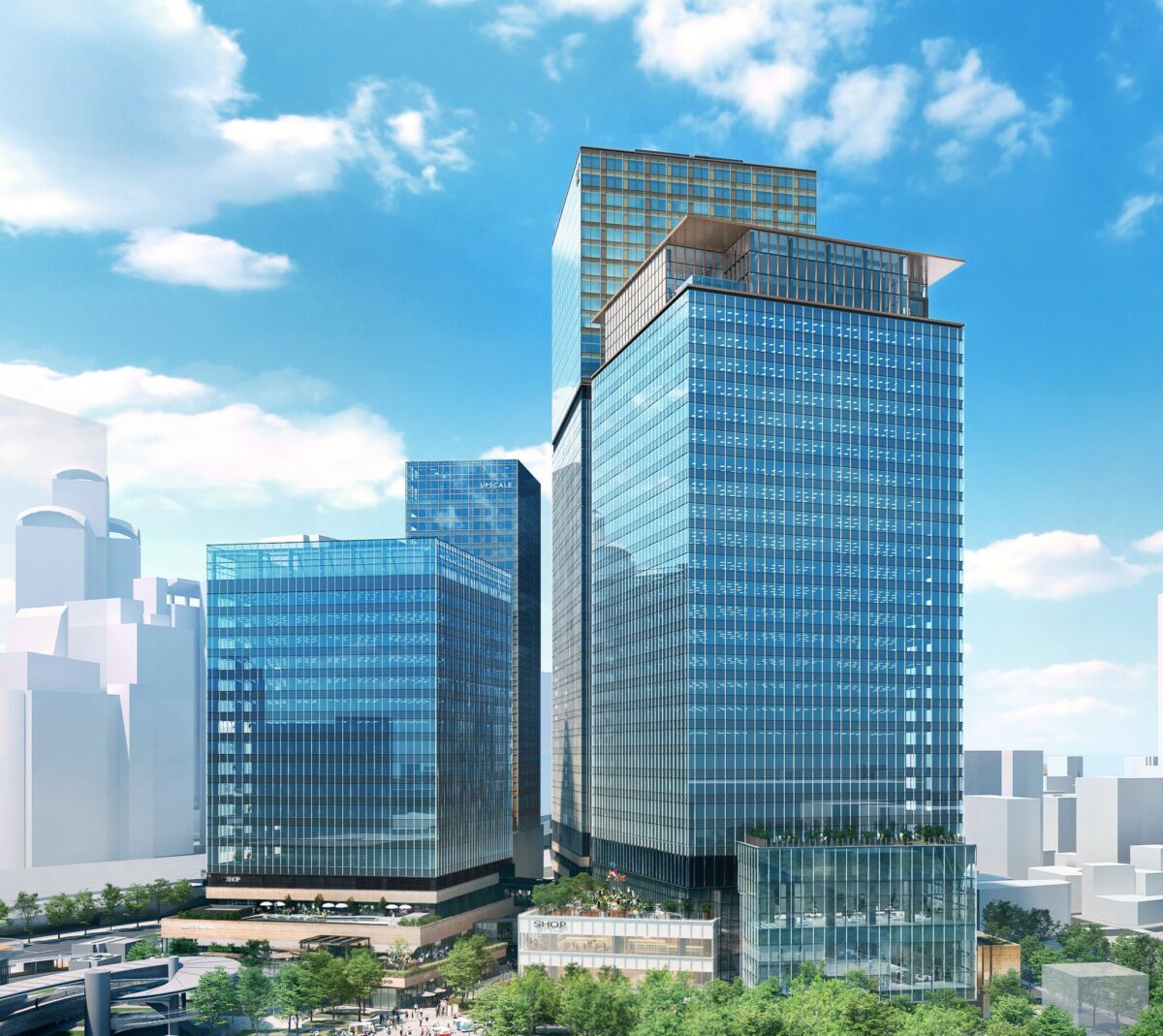ショッピングセンター　グラングリーン大阪南街区　2025年春オープン（ショッピングセンター）まで230m