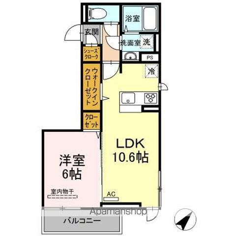 ＪＲ鹿児島本線 竹下駅 徒歩12分 3階建 築5年の間取り写真