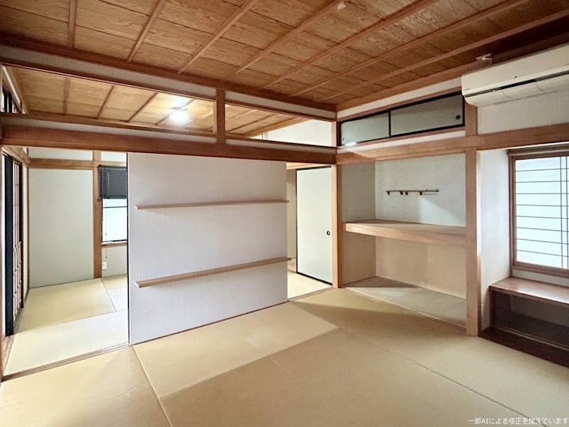 能美市湯谷町T貸家の居間写真
