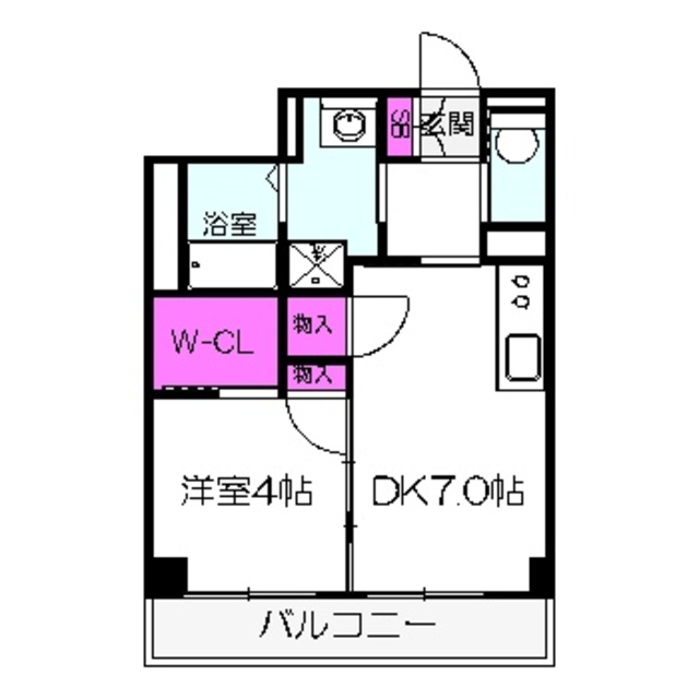 サンメゾン鶴見緑地の間取り写真