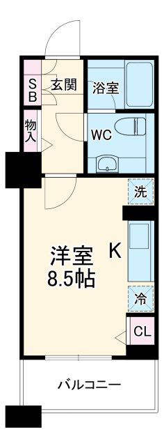 ドゥーエ横浜駅前の間取り写真