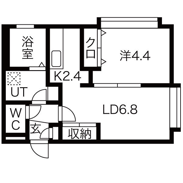 地下鉄東西線 発寒南駅 徒歩2分 4階建 築10年の間取り写真