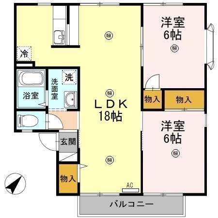 セジュールワイズ A棟の間取り写真