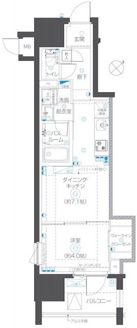 ZOOM立川曙町の間取り写真