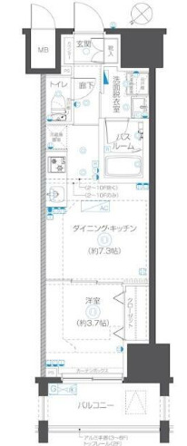 ZOOM立川曙町の間取り写真