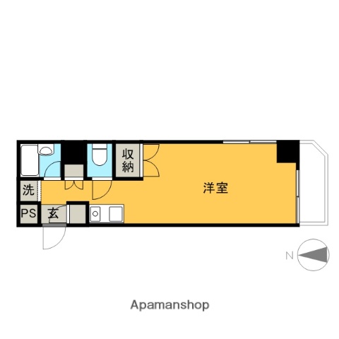ＪＲ高崎線 高崎駅 徒歩15分 6階建 築39年の間取り写真