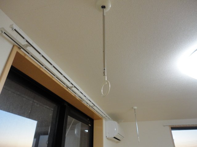 その他設備　室内物干し