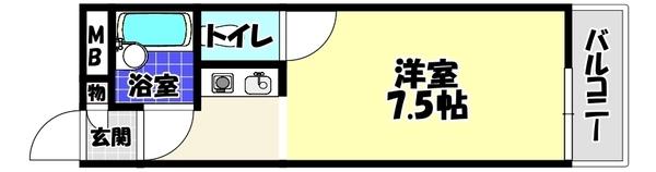 SENSE TONDABAYASHIの間取り写真