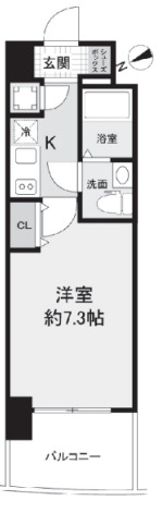セレニテ京橋クレアの間取り写真